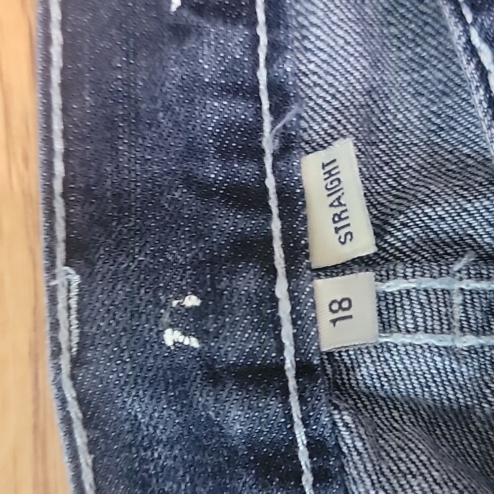 (Boys) Flypaper Straight Leg Blue Jeans Size 18 - Picture 4 of 11